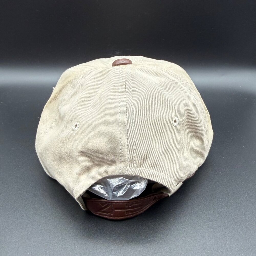 Vintage Golf Links Hat Cap Beach Club 2000 Leather Canvas Strap Back - Picture 4 of 11